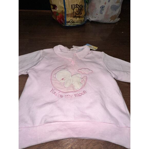 NWT Italian Kids Bear Moon sweatshirt- ilfagottino- 6-9M - Picture 11 of 15